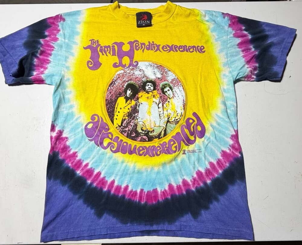 Zion Rootswear Jimi Hendrix Experience Are You Experienced Size M T-Shirt